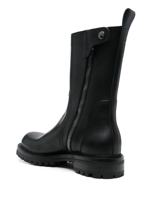 Browns Rick Owens Black Army Creeper Boots | Browns Boots