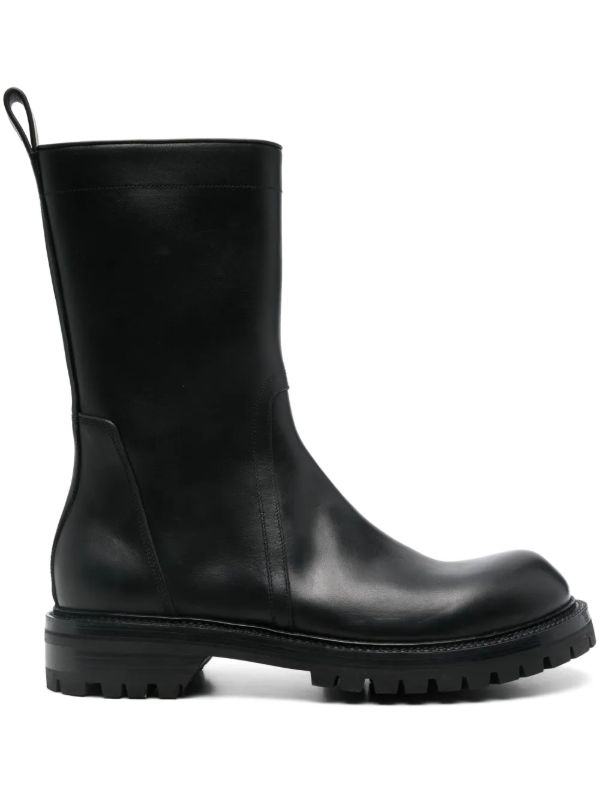 browns Rick Owens Black Army Creeper Boots | Browns Boots