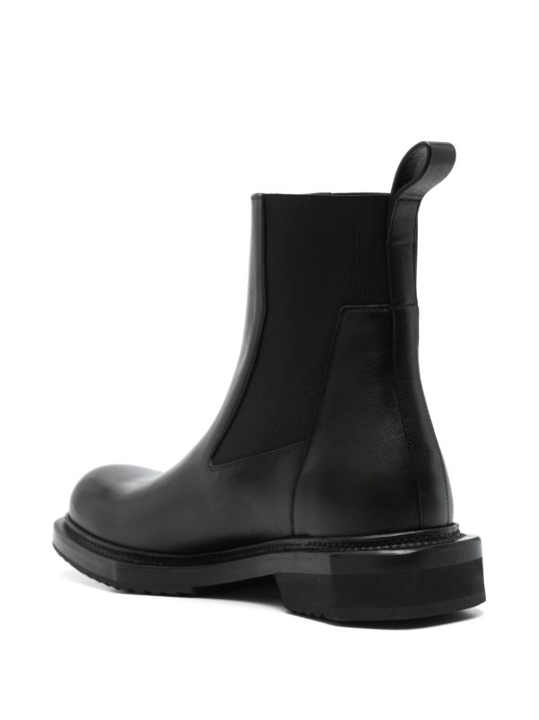 Browns Rick Owens Black Beatle Cyclops Boots | Browns Boots