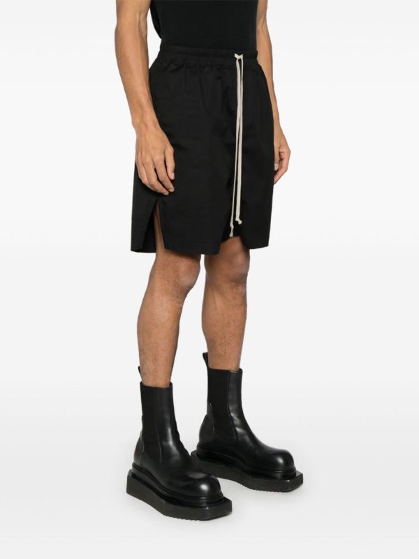 Browns Rick Owens Black Hollywood Shorts | Browns Deck Shorts