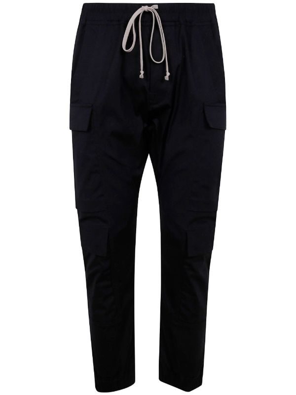browns Rick Owens Black Mastodon Trousers | Browns Tapered Pants