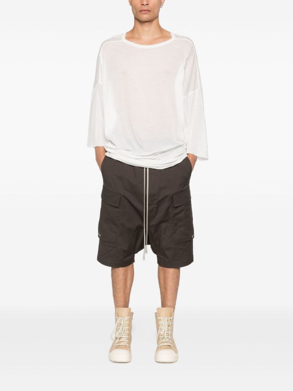 Browns Rick Owens Drawstring Cargo Shorts | Browns Cargo Shorts