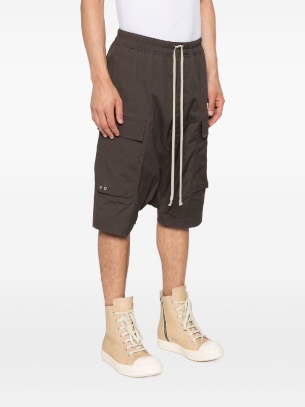 Browns Rick Owens Drawstring Cargo Shorts | Browns Cargo Shorts