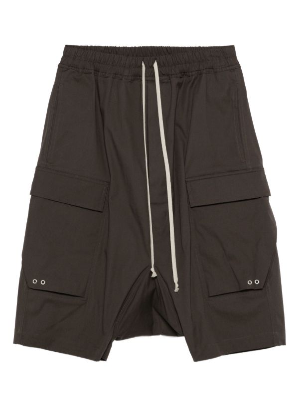 browns Rick Owens drawstring cargo shorts | Browns Cargo Shorts