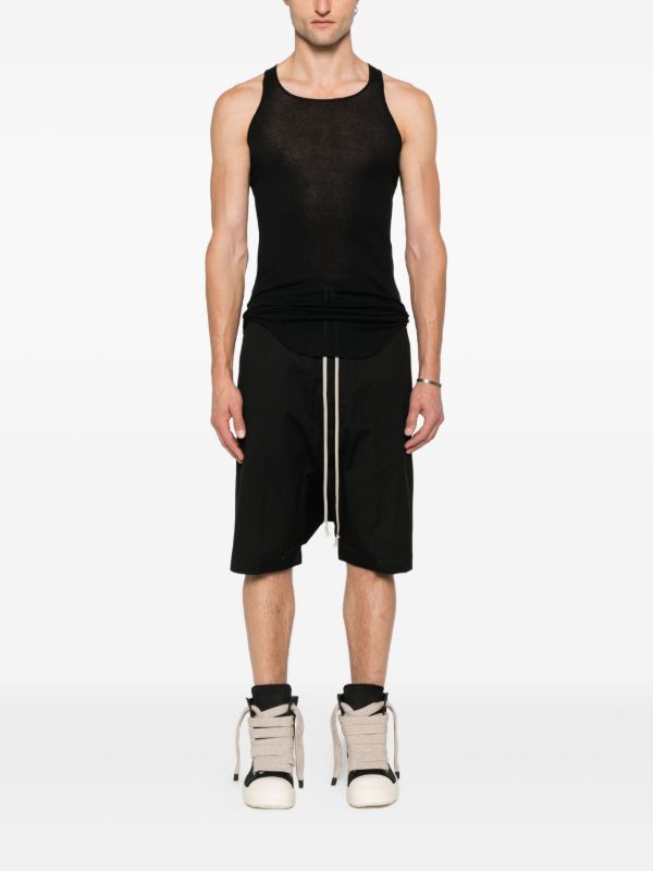 Browns Rick Owens Drawstring Pods Shorts | Browns Drop-Crotch Shorts