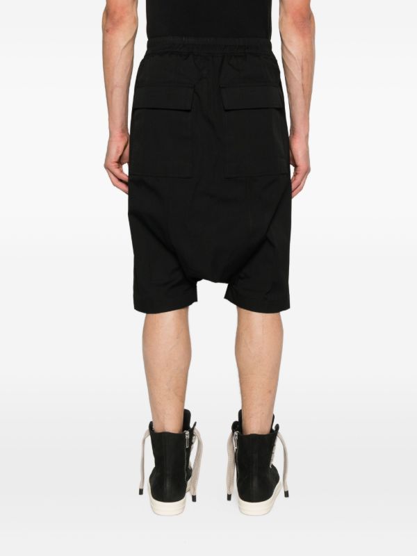 Browns Rick Owens Drawstring Pods Shorts | Browns Drop-Crotch Shorts