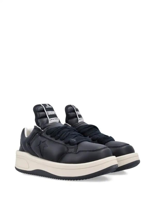 Browns Rick Owens DRKSHDW Leather Sneakers | Browns Low-Tops