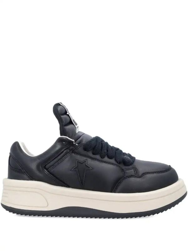 browns Rick Owens DRKSHDW leather sneakers | Browns Low-Tops