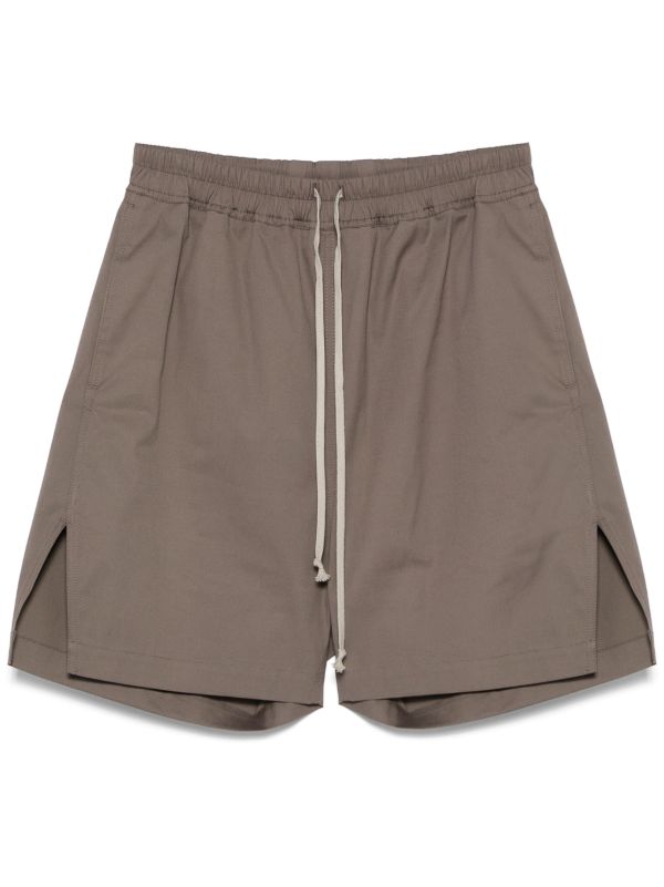 browns Rick Owens Grey Hollywood Shorts | Browns Deck Shorts