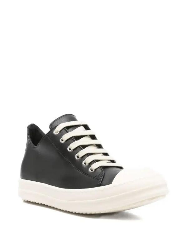 Browns Rick Owens Leather Lace-up Sneakers | Browns Sneakers