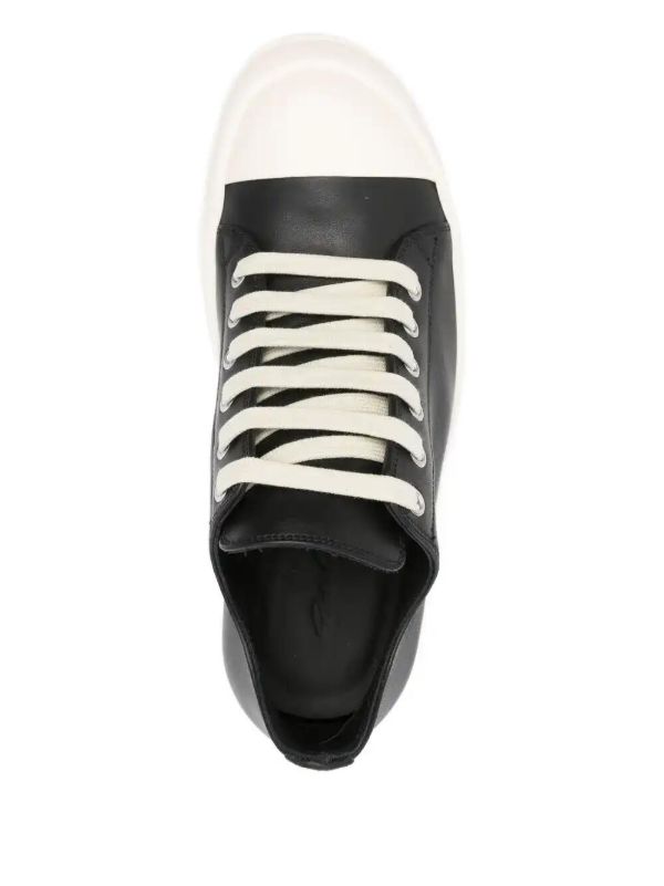 Browns Rick Owens Leather Lace-up Sneakers | Browns Sneakers