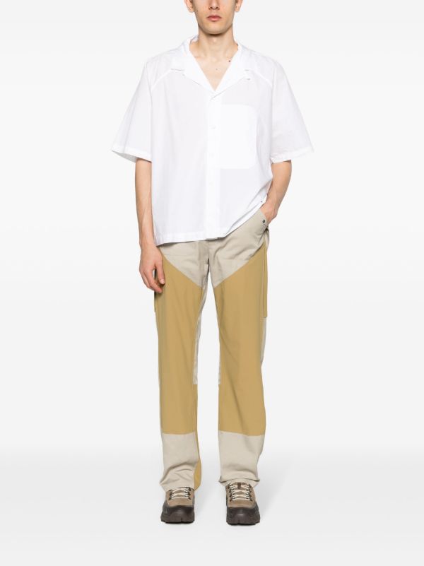 Browns ROA White Poplin Short-Sleeve Shirt | Browns Shirts