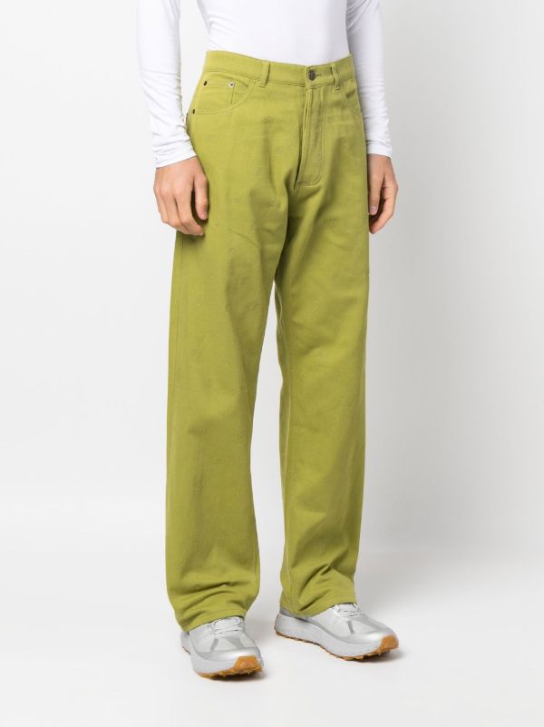 Browns Robyn Lynch Green Eire Embroidered Jeans | Browns Regular & Straight-Leg Jeans