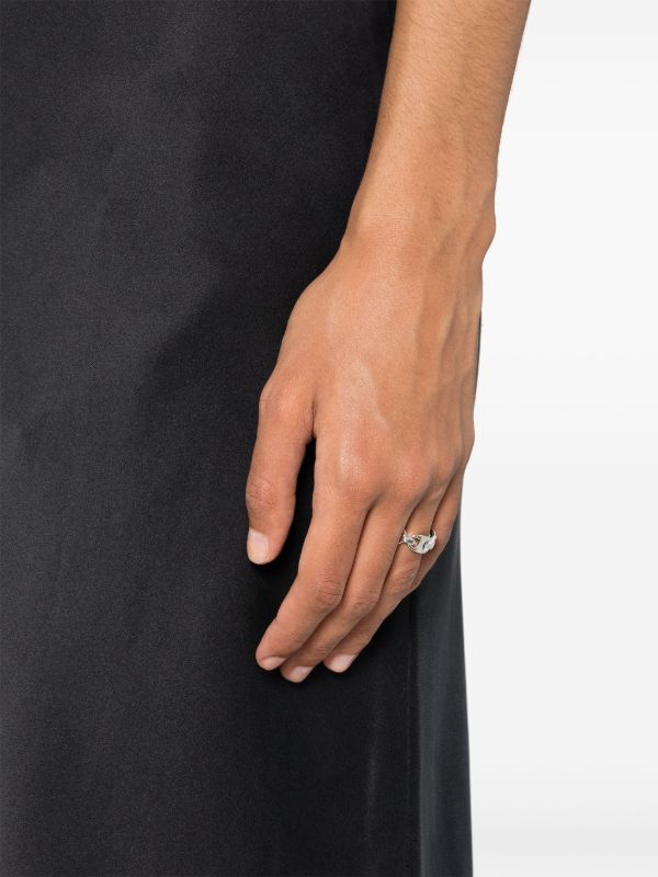 Browns Roses Metals Sterling Silver House Ring | Browns Rings