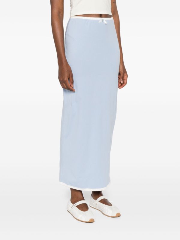 Browns Rowen Rose Floral-appliqué Maxi Skirt | Browns Straight Skirts