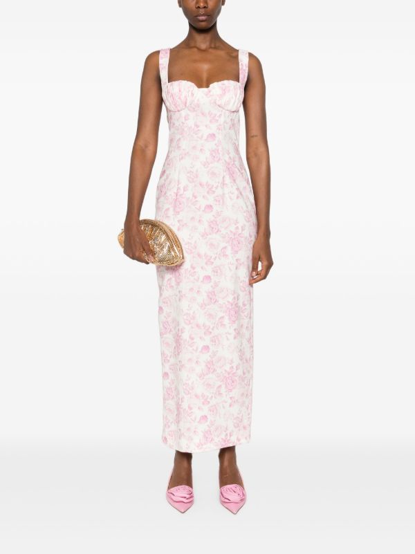 Browns Rowen Rose Rose-print Maxi Dress | Browns Day Dresses