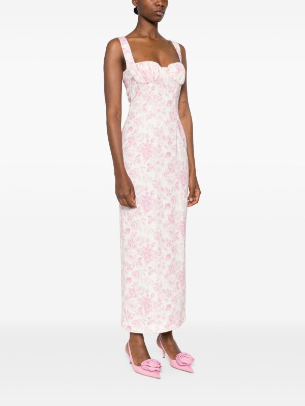 Browns Rowen Rose Rose-print Maxi Dress | Browns Day Dresses