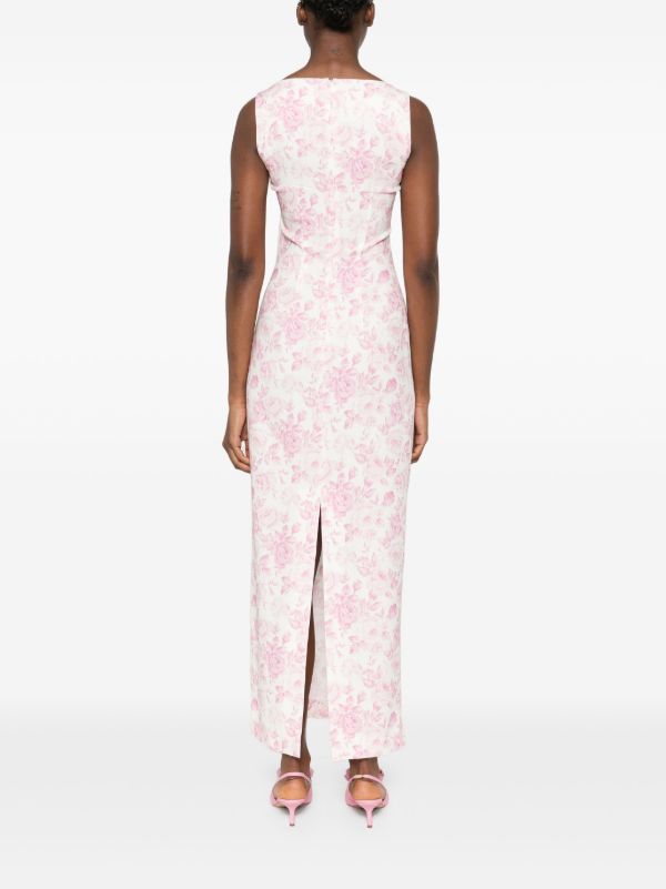 Browns Rowen Rose Rose-print Maxi Dress | Browns Day Dresses