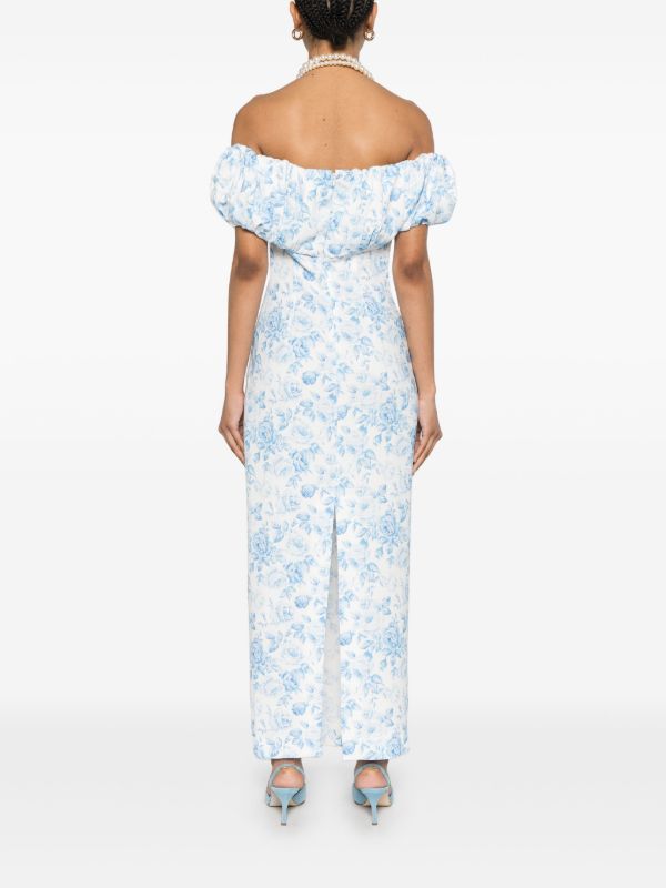 Browns Rowen Rose Rose-print Maxi Dress | Browns Day Dresses