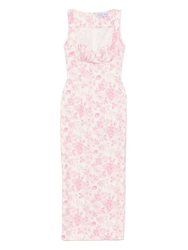 browns Rowen Rose rose-print maxi dress | Browns Day Dresses