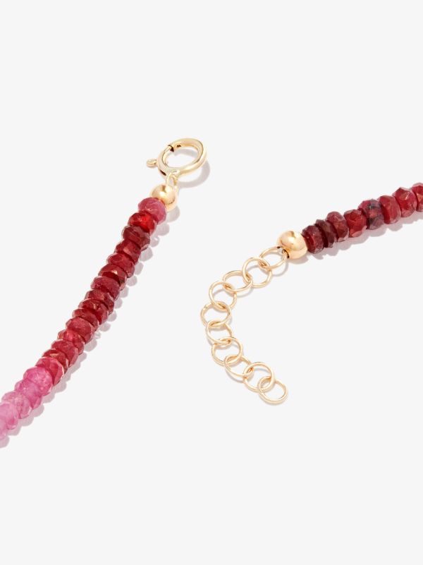 Browns Roxanne First 14K Yellow Gold Rocky Graduated Ruby Necklace | Browns Fine Necklaces