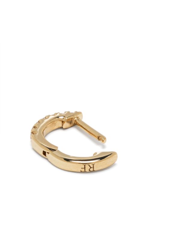 Browns Roxanne First 14K Yellow Gold Teeny-Weenie Huggie Diamond Hoop Earring | Browns Fine Earrings