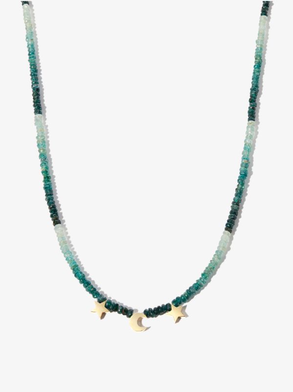 Browns Roxanne First 9K Yellow Gold Starbound Grandidierite Necklace | Browns Fine Necklaces