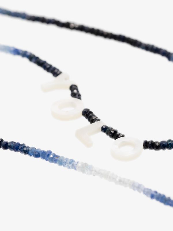 Browns Roxanne First Blue YOLO Beaded Sapphire Necklace | Browns Necklaces