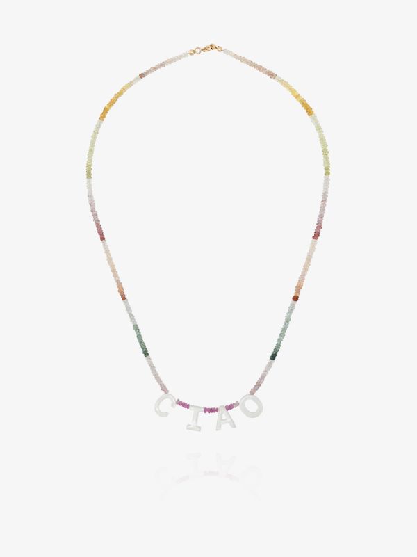 browns Roxanne First Ciao rainbow-sapphire necklace | Browns Necklaces