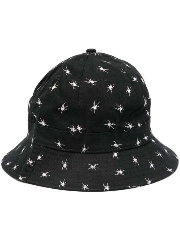browns Ruslan Baginskiy Black Spider Print Bucket Hat | Browns Hats