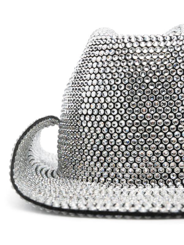 Browns Ruslan Baginskiy Crystal-Embellished Cowboy Hat | Browns Hats