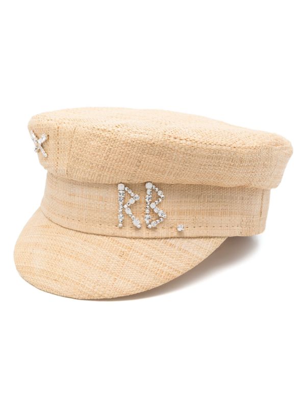 browns Ruslan Baginskiy neutral Straw Baker Boy Hat | Browns Hats