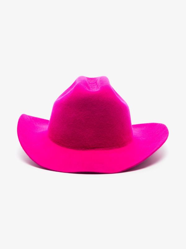 Browns Ruslan Baginskiy Pink Logo Embroidered Cowboy Hat | Browns Hats