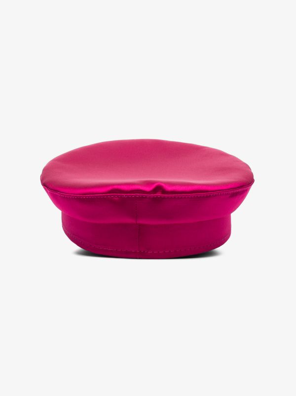 Browns Ruslan Baginskiy Pink Satin Baker Boy Hat | Browns Hats