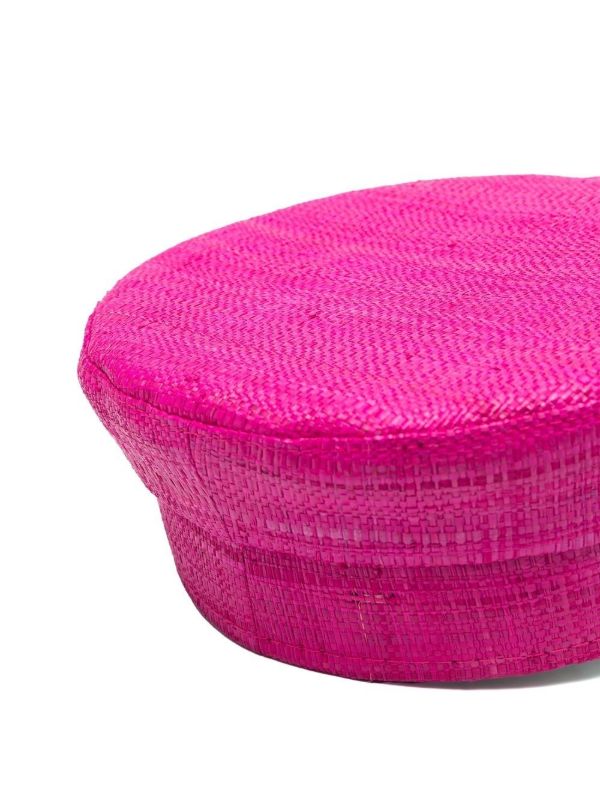 Browns Ruslan Baginskiy Pink Straw Baker Boy Hat | Browns Hats