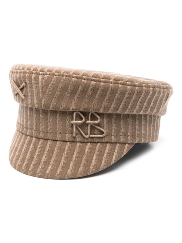 browns Ruslan Baginskiy striped baker boy cap | Browns Hats