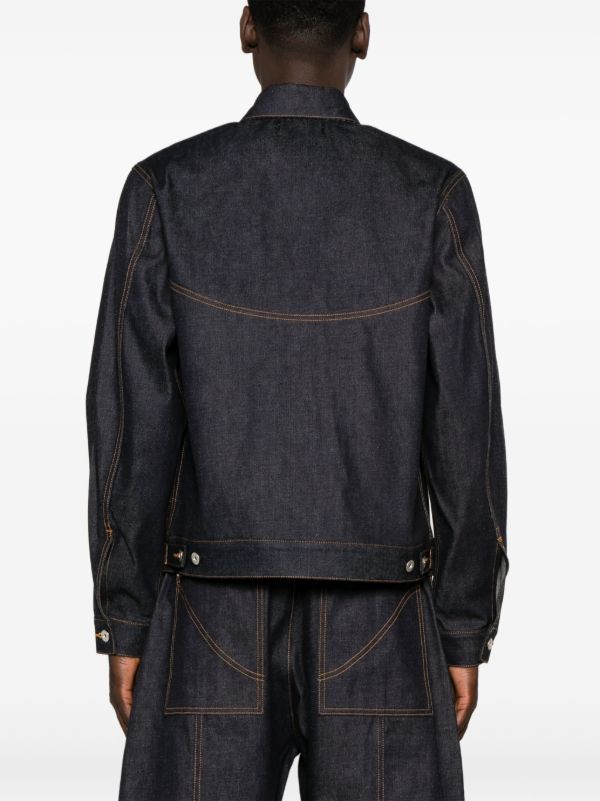 Browns SAGE NATION Blue Jiji Denim Jacket | Browns Denim Jackets
