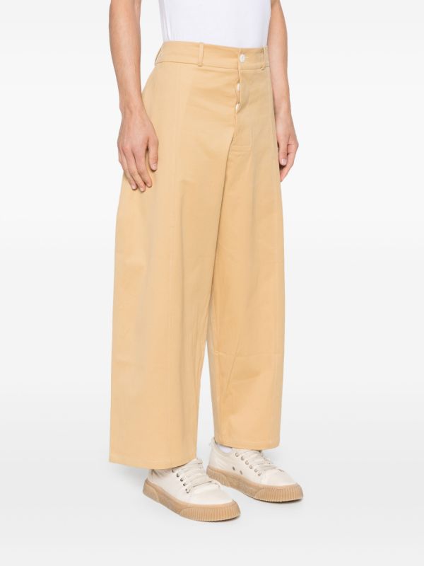 Browns SAGE NATION Neutral Wide-Leg Trousers | Browns Wide Leg Pants
