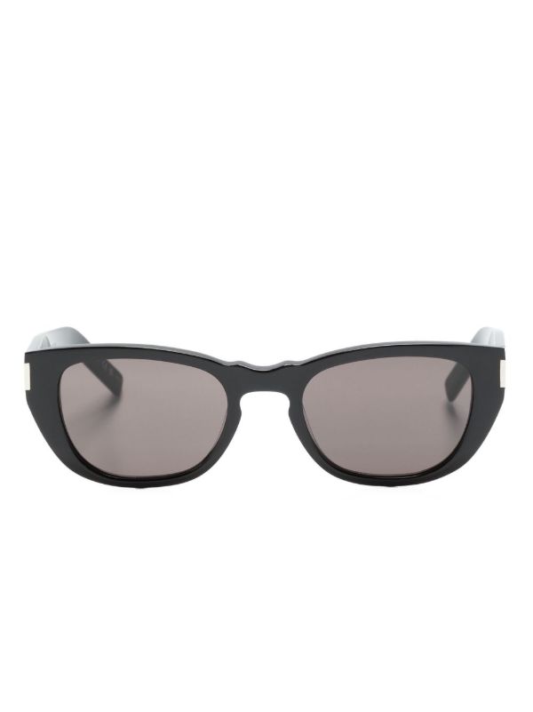 browns Saint Laurent Eyewear Black Cat-Eye Sunglasses | Browns Sunglasses