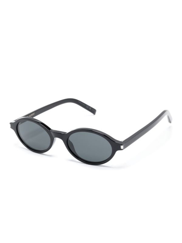 Browns Saint Laurent Eyewear Black Jeanne Sunglasses | Browns Sunglasses