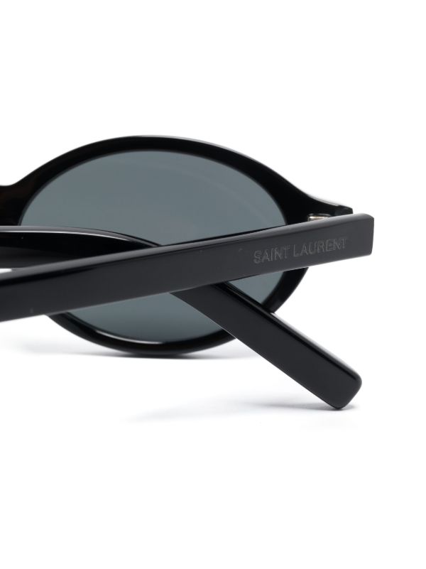 Browns Saint Laurent Eyewear Black Jeanne Sunglasses | Browns Sunglasses