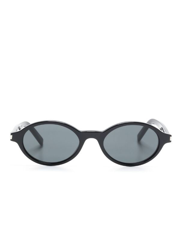 browns Saint Laurent Eyewear Black Jeanne Sunglasses | Browns Sunglasses
