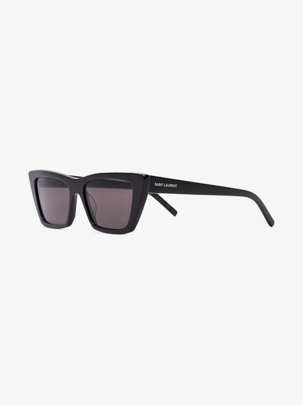 Browns Saint Laurent Eyewear Black Mica Cat Eye Sunglasses | Browns Sunglasses