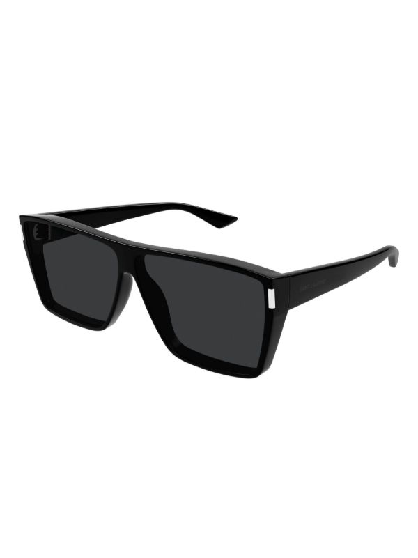 Browns Saint Laurent Eyewear Black SL 756 Sunglasses | Browns Sunglasses