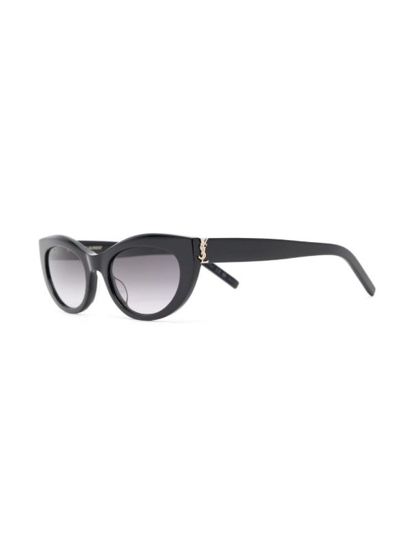 Browns Saint Laurent Eyewear Black SL M115 Cat-Eye Sunglasses | Browns Sunglasses