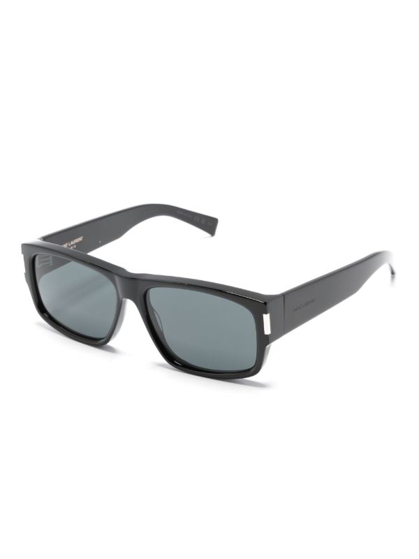 Browns Saint Laurent Eyewear Black SL689 Square Sunglasses | Browns Sunglasses