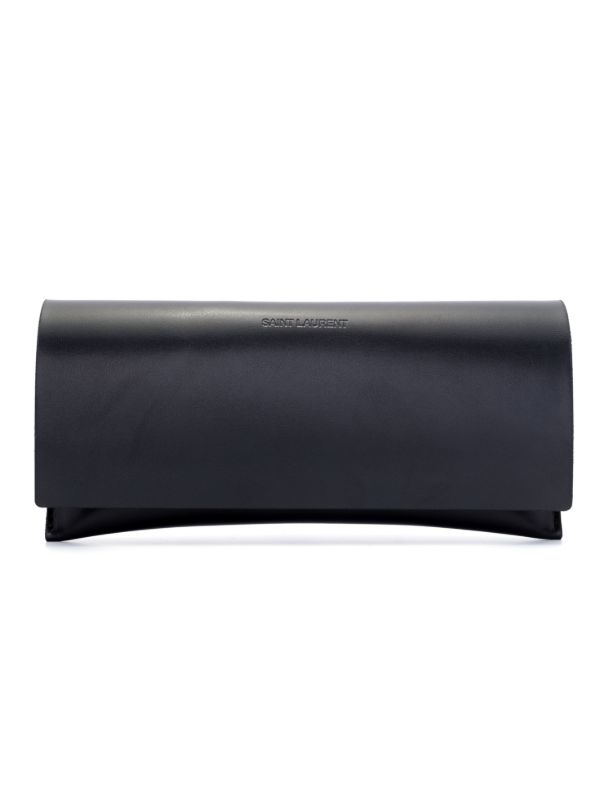 Browns Saint Laurent Eyewear Black SL689 Square Sunglasses | Browns Sunglasses