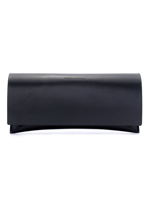 Browns Saint Laurent Eyewear Black Solace Pilot-Frame Sunglasses | Browns Sunglasses