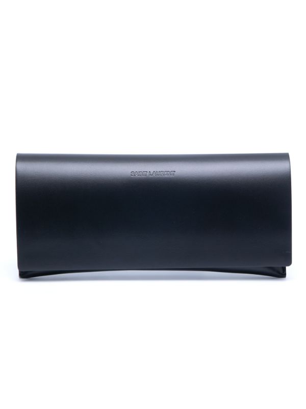 Browns Saint Laurent Eyewear Black Square Sunglasses | Browns Sunglasses