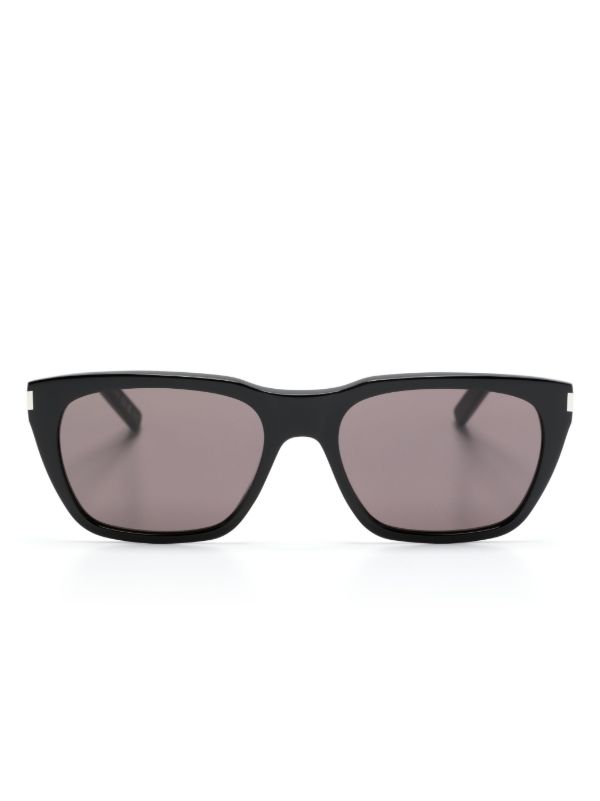 browns Saint Laurent Eyewear black square sunglasses | Browns Sunglasses